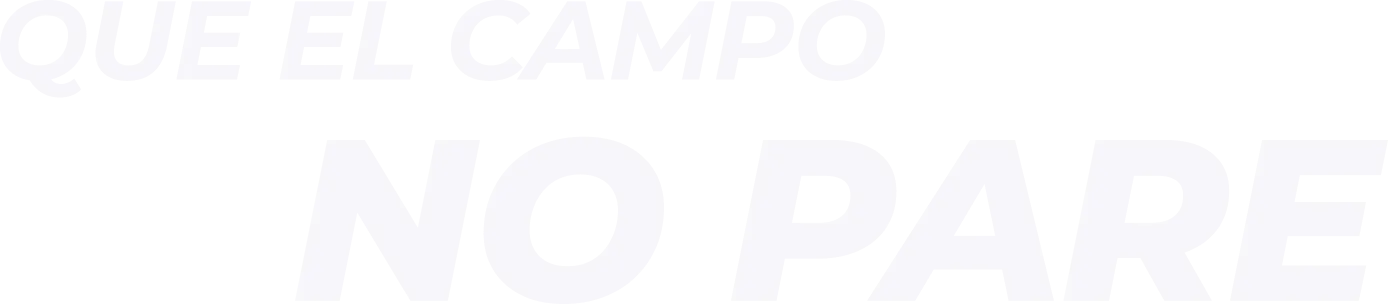 que el campo no pare
